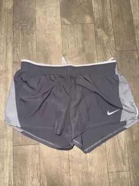 Nike Light Gray Dri-FIT Athletic Shorts